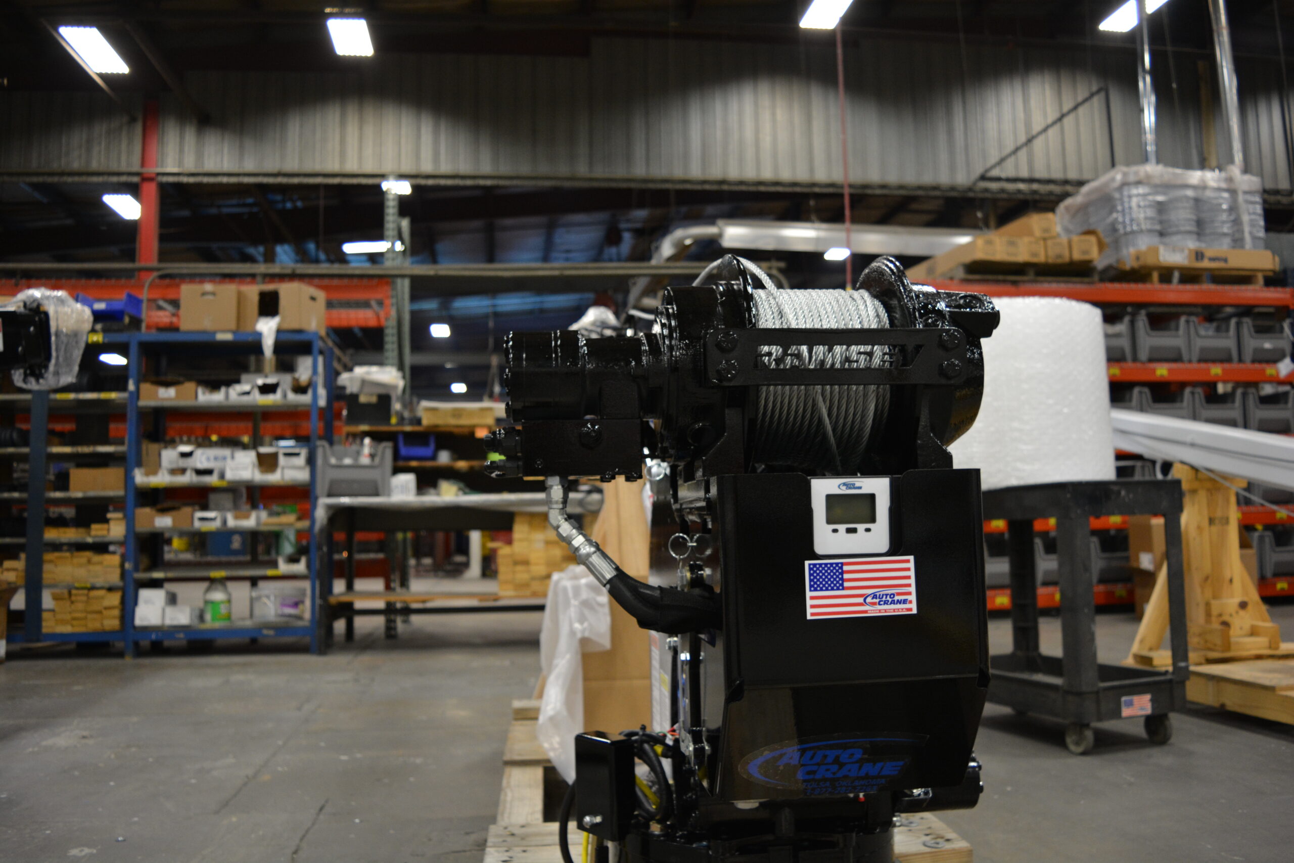 A Ramsey Winch in the shop.